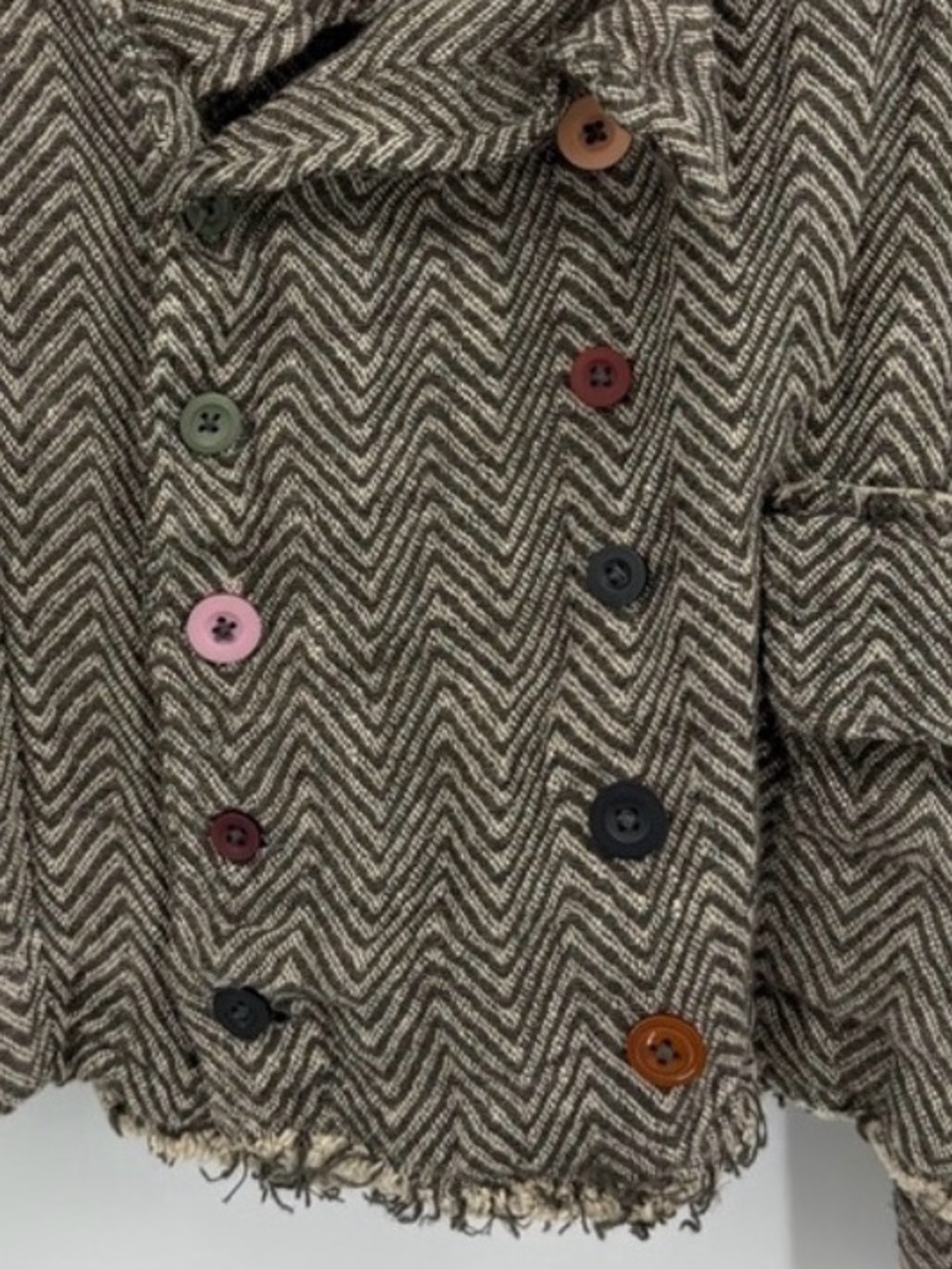 Magnolia Pearl Declan Jacket 472 Mathis Cropped Cotton Brown, OS - Picture 5 of 11